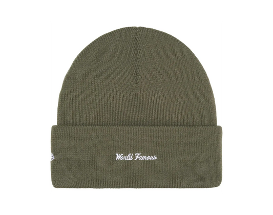 Supreme New Era Box Logo Beanie Light Olive (FW25)