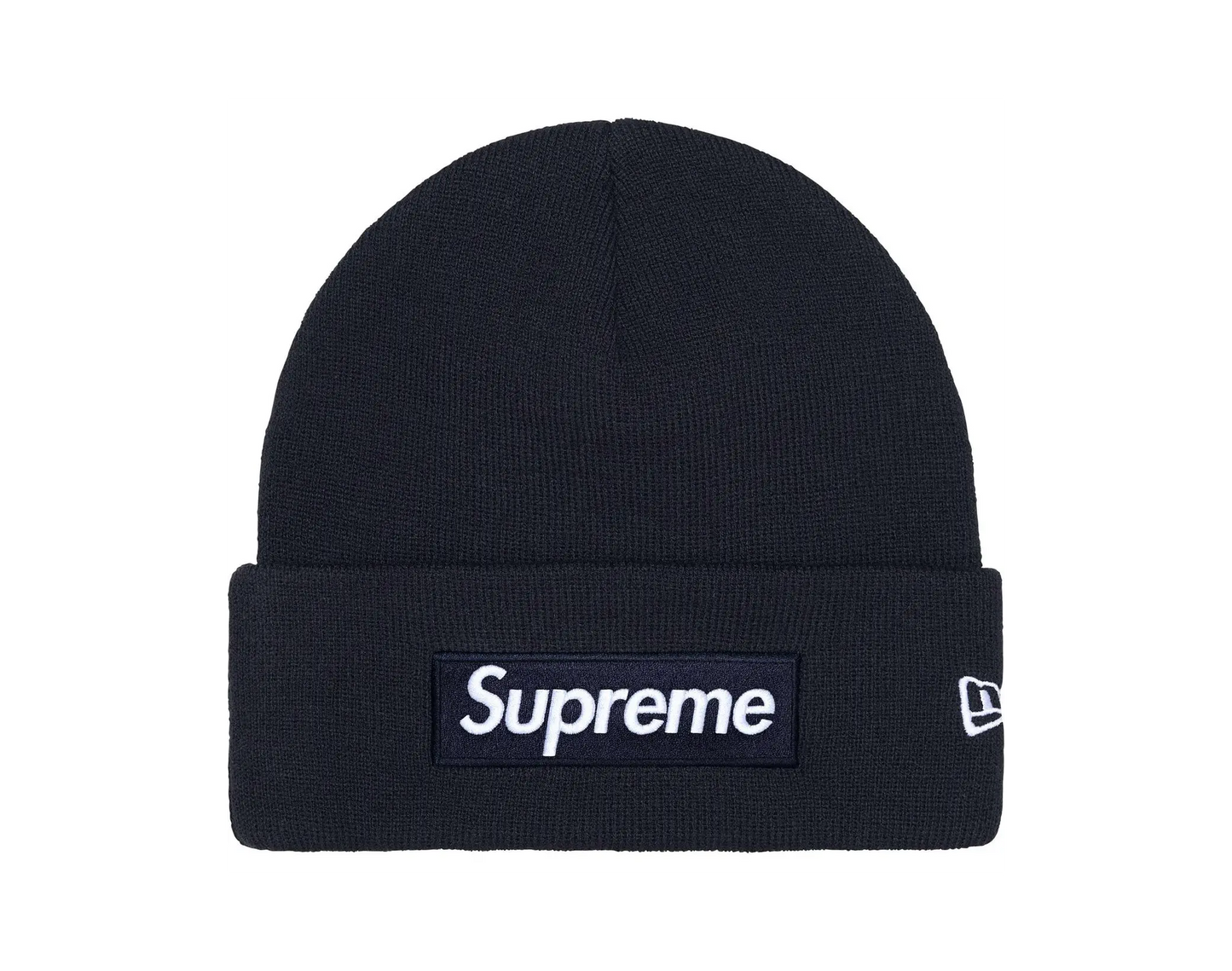Supreme New Era Box Logo Beanie Navy (FW25)
