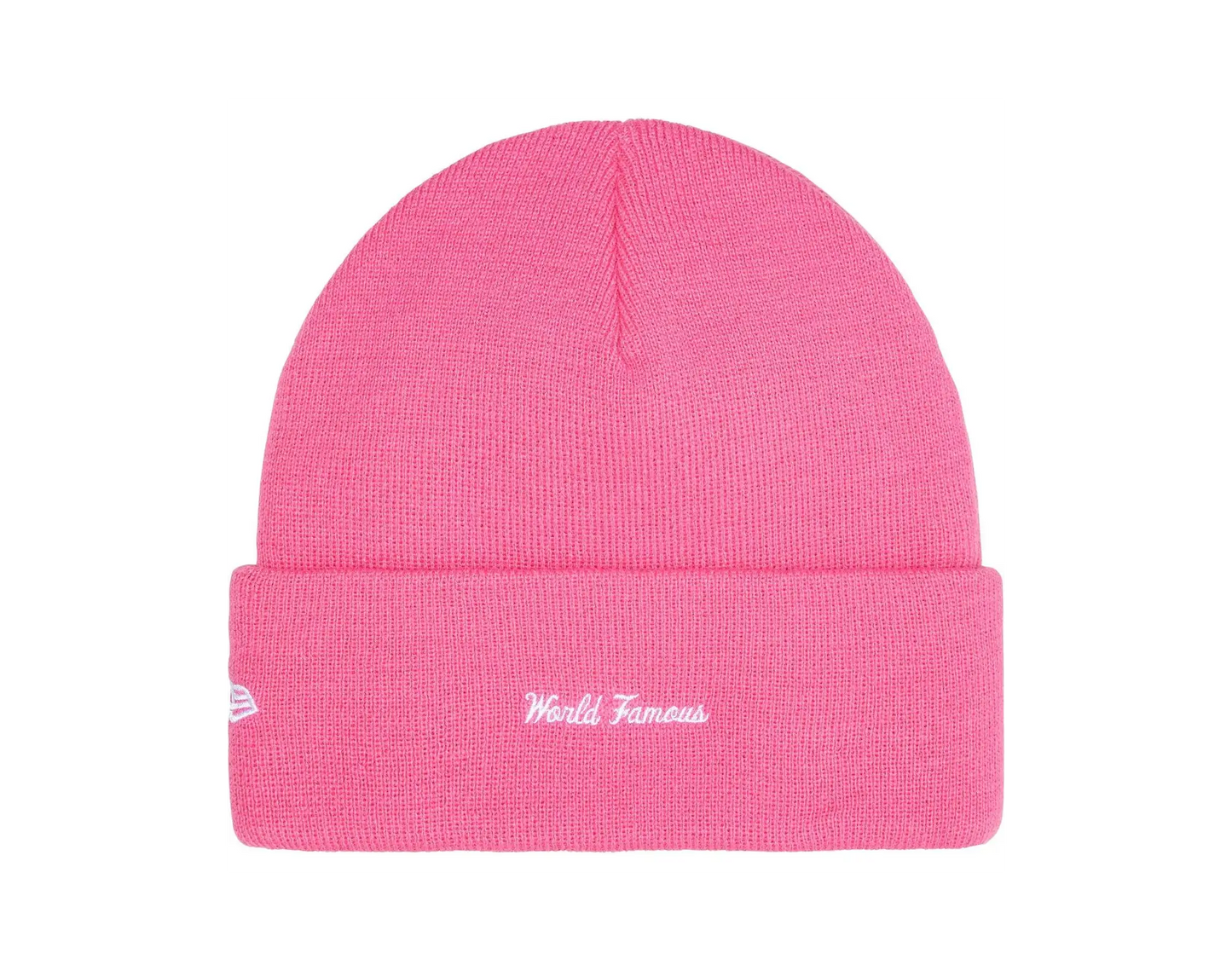 Supreme New Era Box Logo Beanie Magenta (FW25)