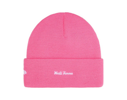 Supreme New Era Box Logo Beanie Magenta (FW25)