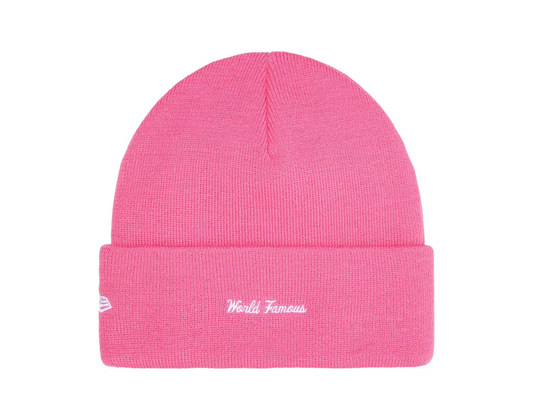 Supreme New Era Box Logo Beanie Magenta (FW25)