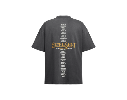 Represent Golden Tour T-shirt Black