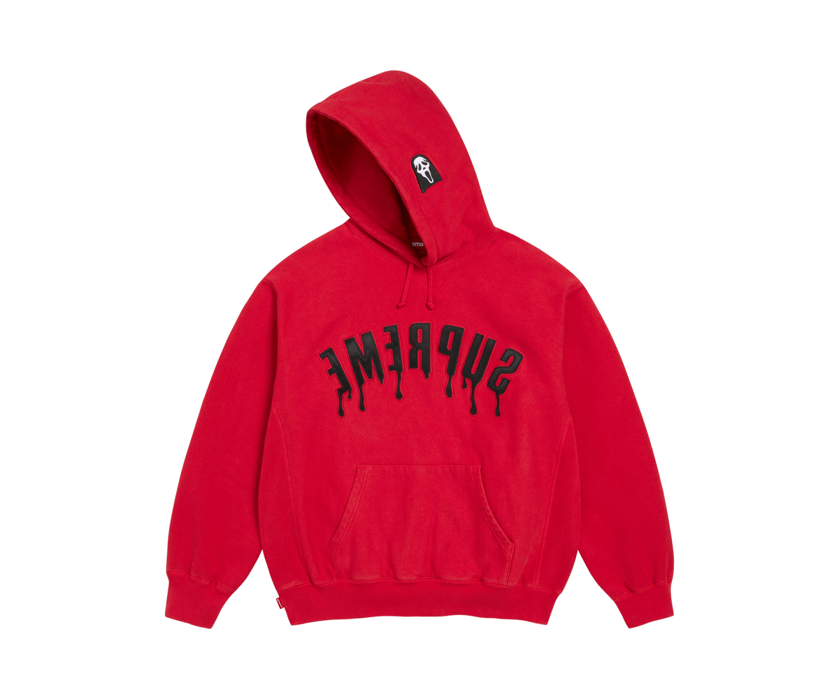 Supreme Ghostface Arc Hooded Sweatshirt 'Red'