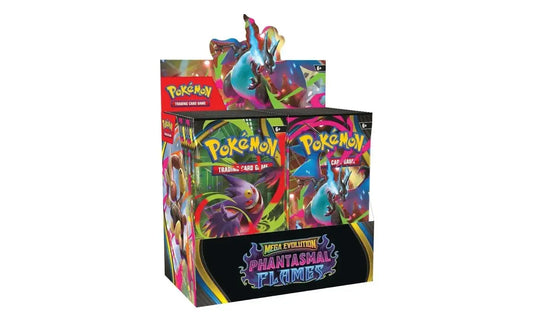 Pokemon 2025 Pokémon Mega Evolution Phantasmal Flames Booster Box (36 Boosters)