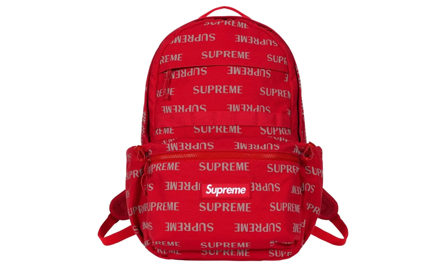Supreme Logo Backpack (FW26) Red