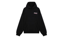 Чорна толстовка Balenciaga Political Campaign Logo Popover