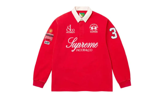 Supreme Jacob & CO La Martina Rugby Polo Red