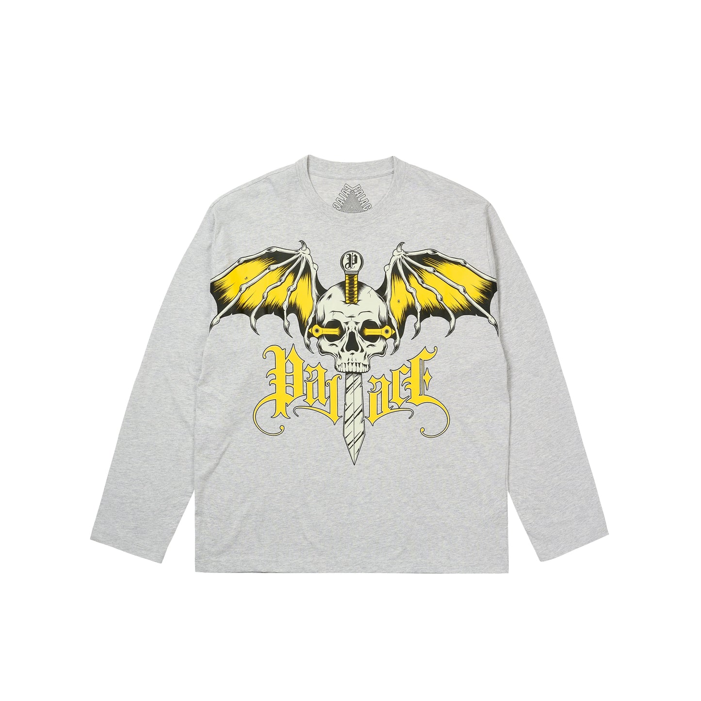 Palace Wingspan Longsleeve Grey Marl