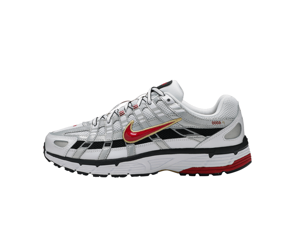 Nike P-6000 White Gold Red (Women's)
