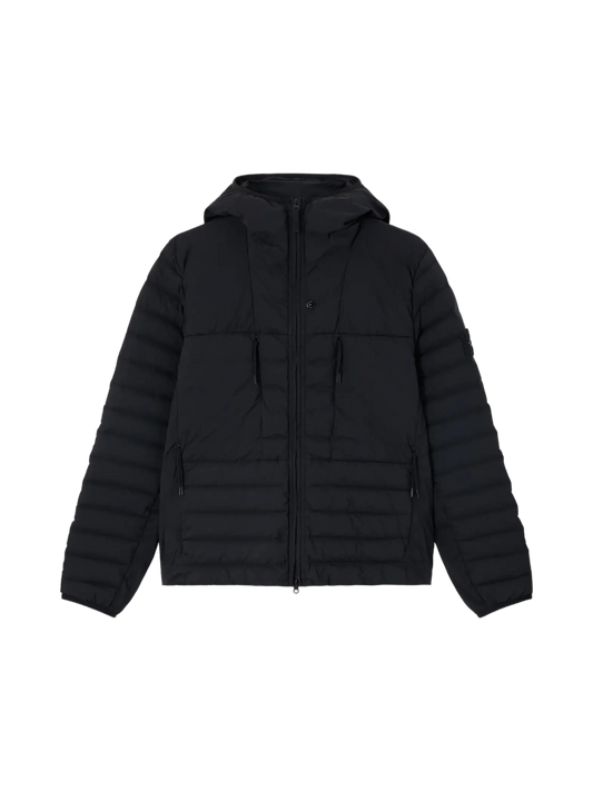 Stone Island Seamless Tunnel Nylon Down-TC Hooded Jacket Black - 4100020 