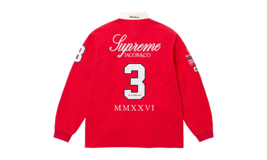 Supreme Jacob & CO La Martina Rugby Polo Red