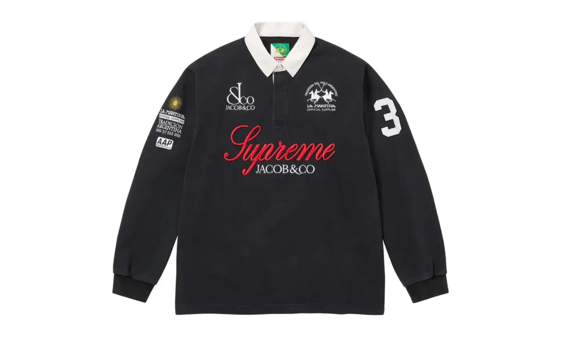 Supreme Supreme La Martina Rugby Black (SUPR-SULMRBXX-MULTI