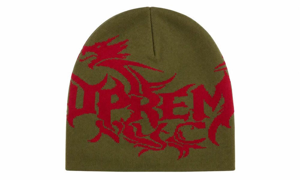 Supreme Supreme Dragon Beanie (FW26) Olive