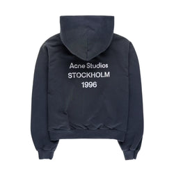 Acne Studios 1996 Back Logo Hoodie Faded Black