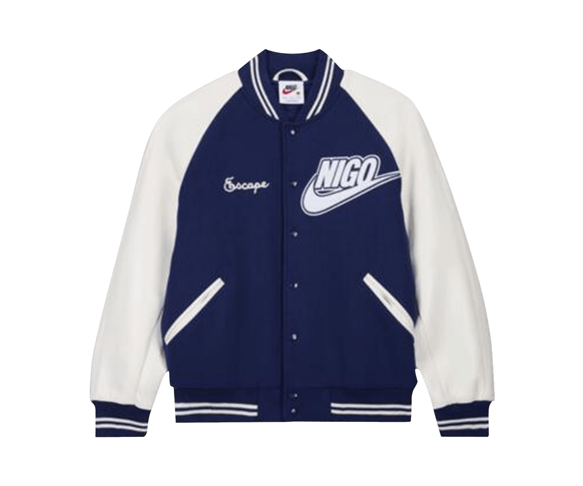 Nike x Nigo NRG Varsity Jacket Navy