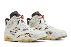 Air Jordan 6 Retro Quai 54 Sail Brown (2020) - CZ4152-100