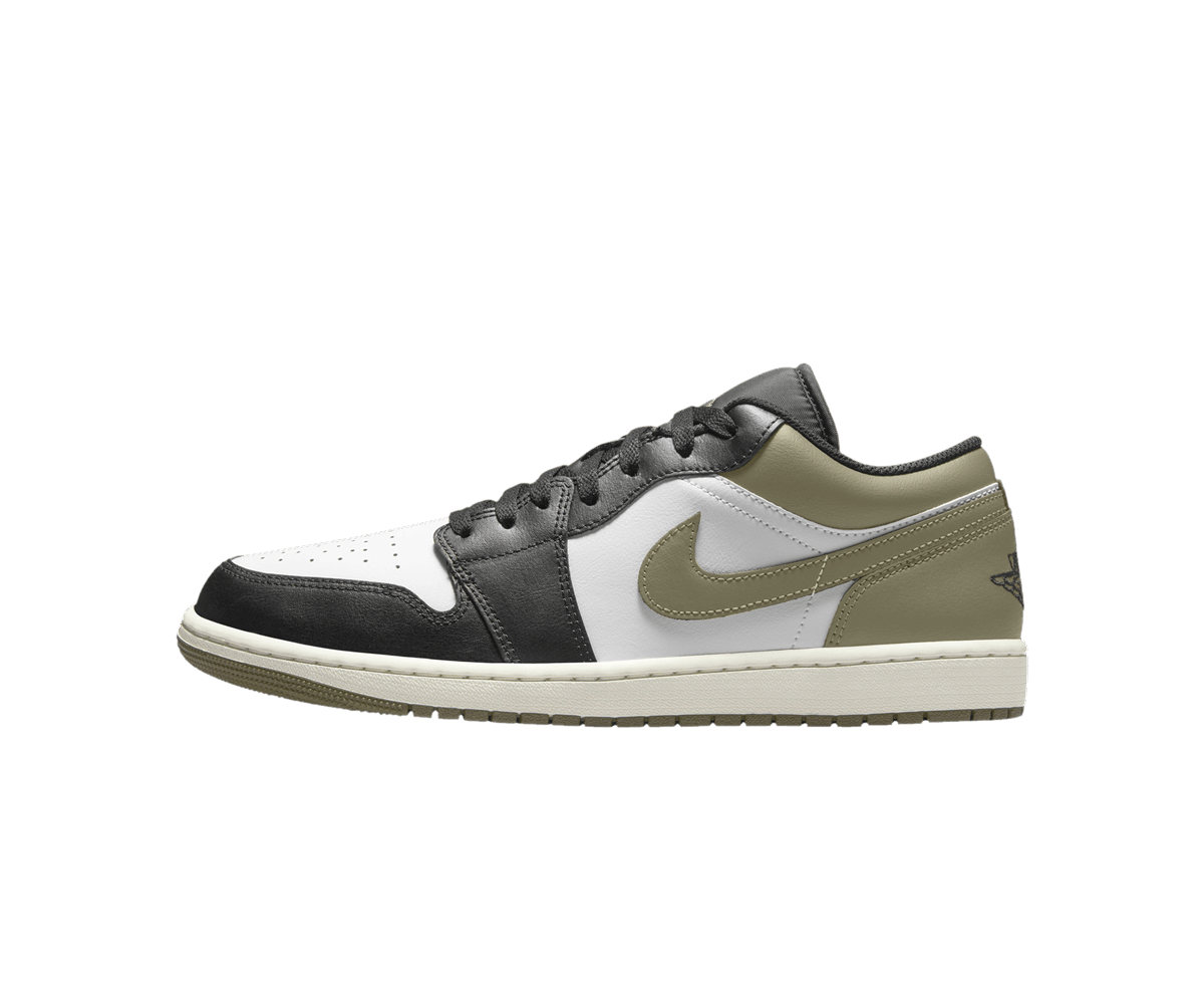 Jordan 1 Low Black Toe Medium Olive