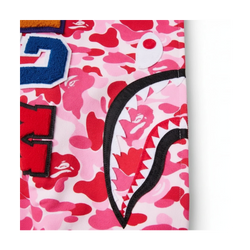 Толстовка BAPE ABC Camo Shark на блискавці, рожевий камуфляж