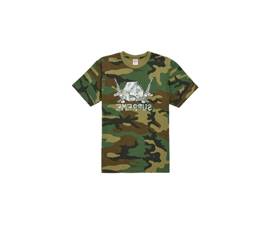 Supreme Origami Tee Woodland Camo