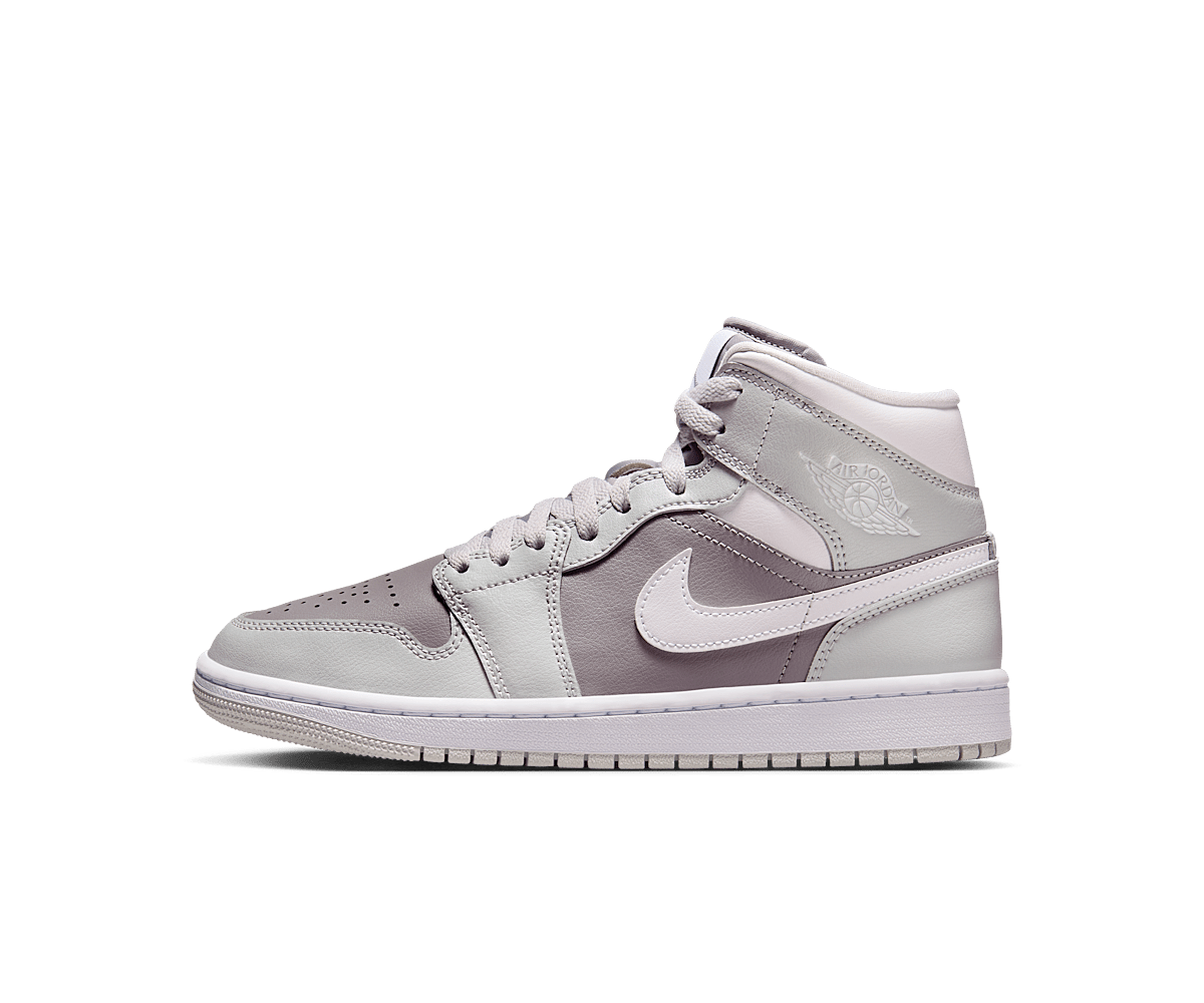 Jordan 1 Mid Photon Dust Atmosphere Grey (Women's)