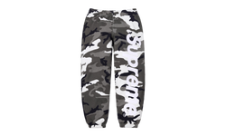 Supreme Satin Applique Sweatpant (SS26) Snow Camo