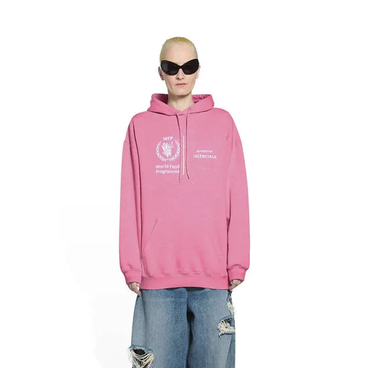 Balenciaga World Food Programme Hoodie Pink - BBWFP-HD-PNK
