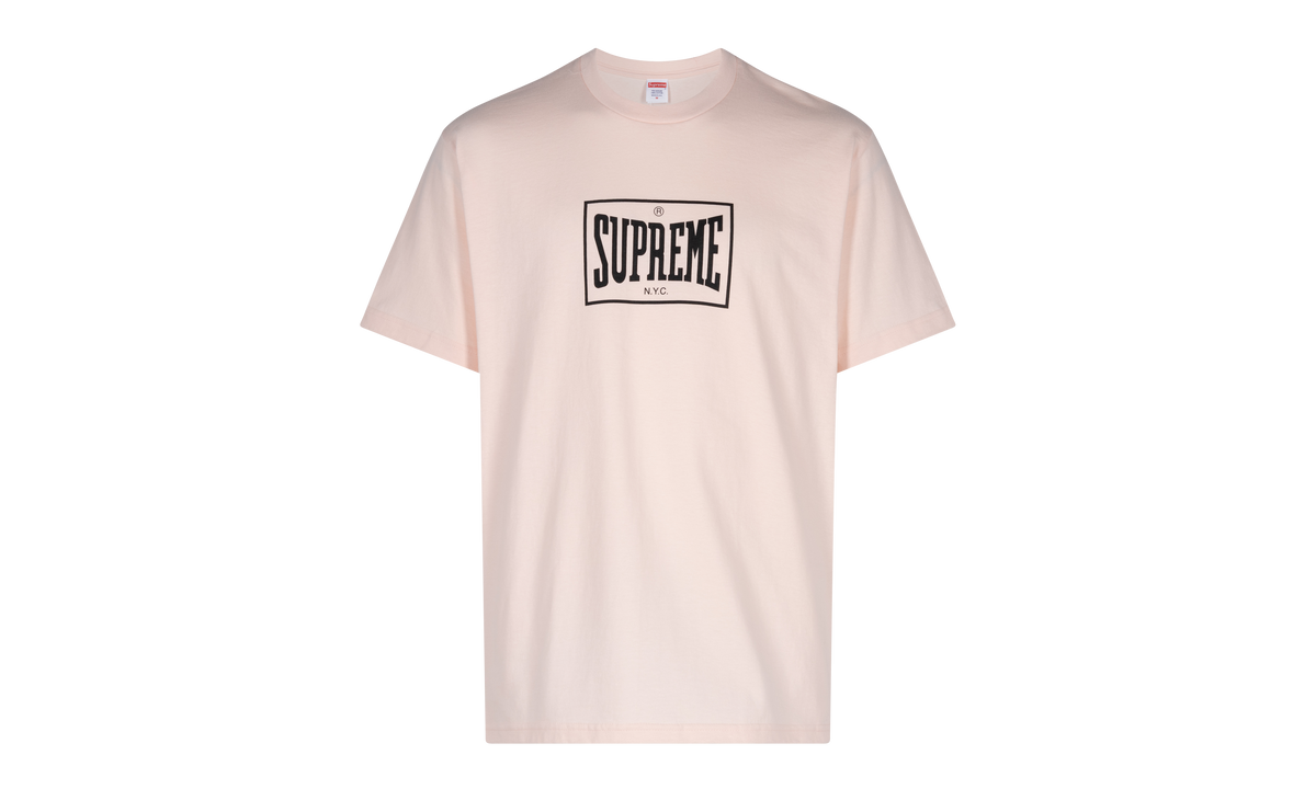 Supreme Warm Up Tee Pale Pink