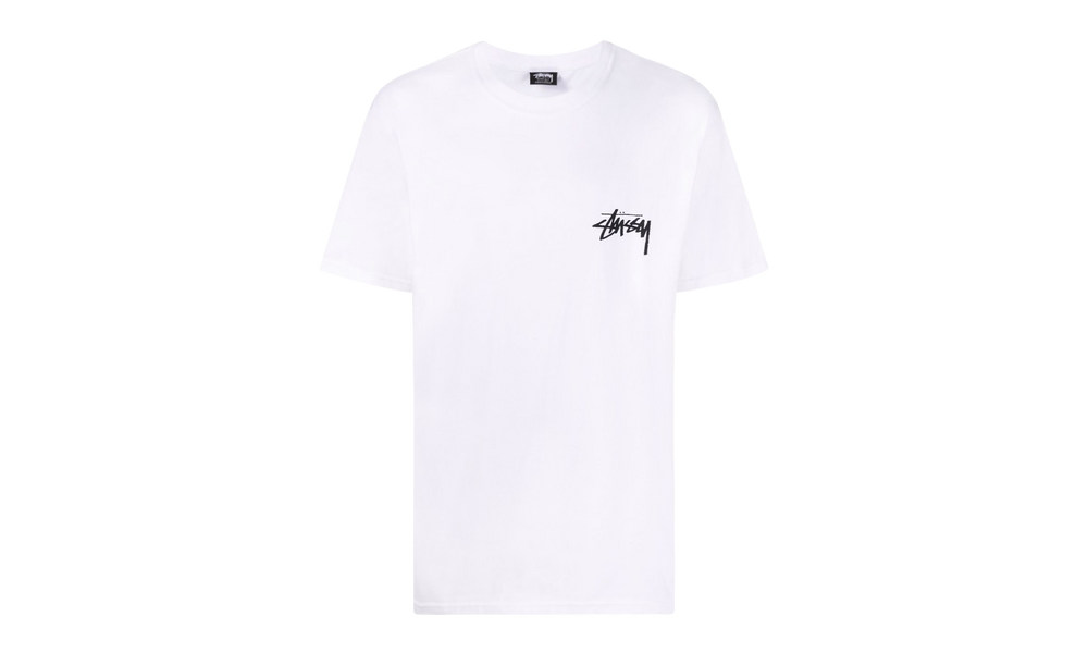 Stussy Fuzzy Dice Tee White