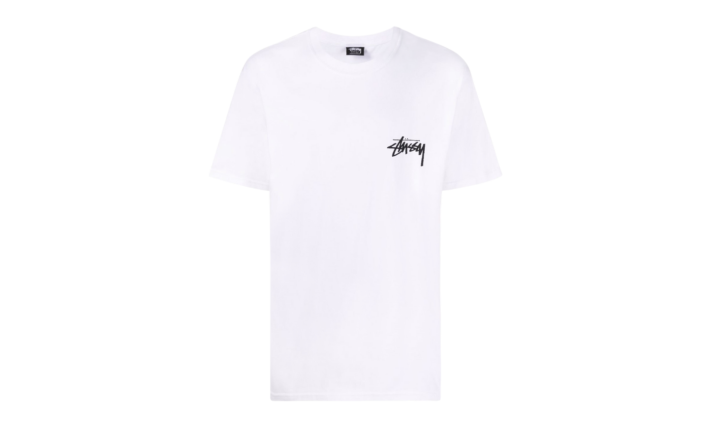 Stussy Fuzzy Dice Tee White