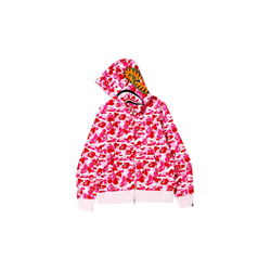 Толстовка BAPE ABC Camo Shark на блискавці, рожевий камуфляж