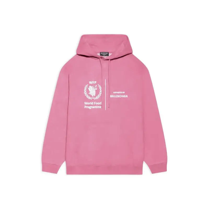 Balenciaga World Food Programme Hoodie Pink - BBWFP-HD-PNK