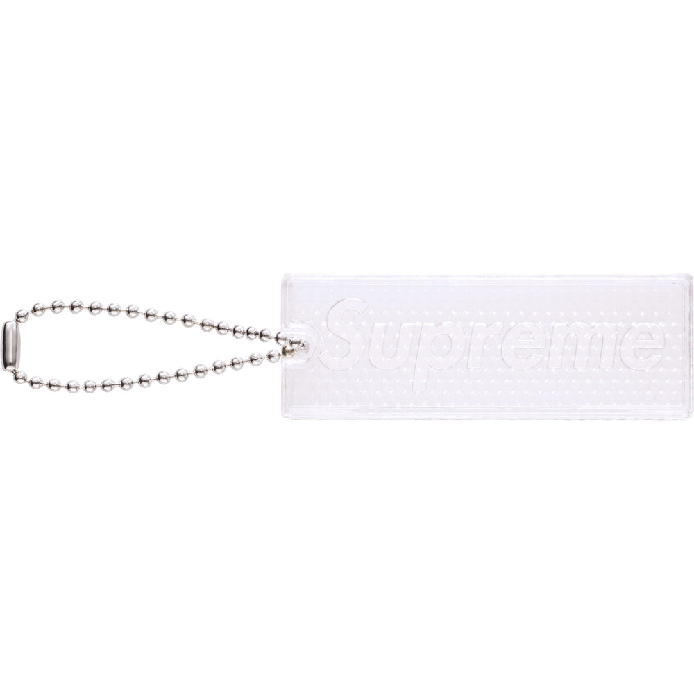 Supreme Reflective Keychain Clear