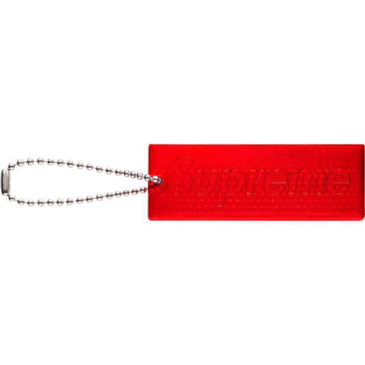 Supreme Reflective Keychain Red
