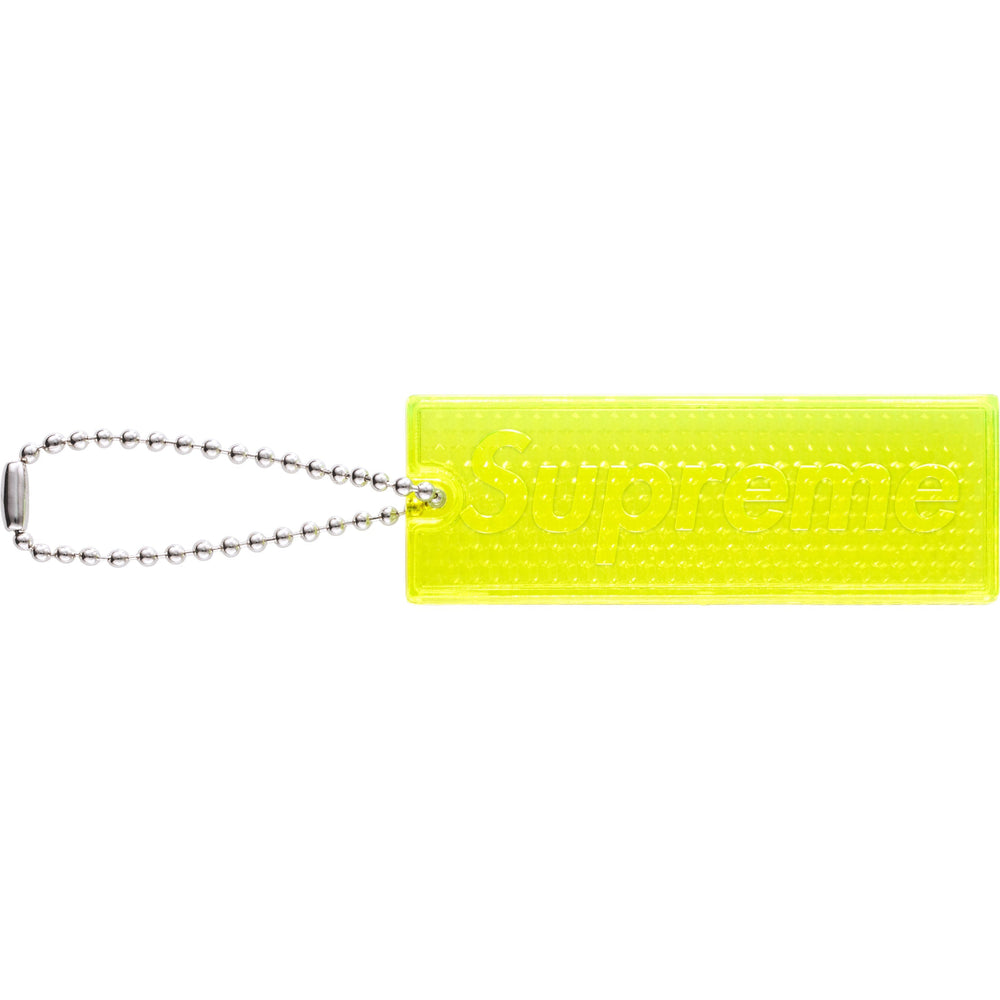 Supreme Reflective Keychain Yellow