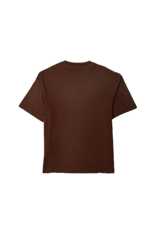 Acne Studios Acne Studios STOCKHOLM 1966 Logo Relaxed Fit T-shirt Chocolate Brown
