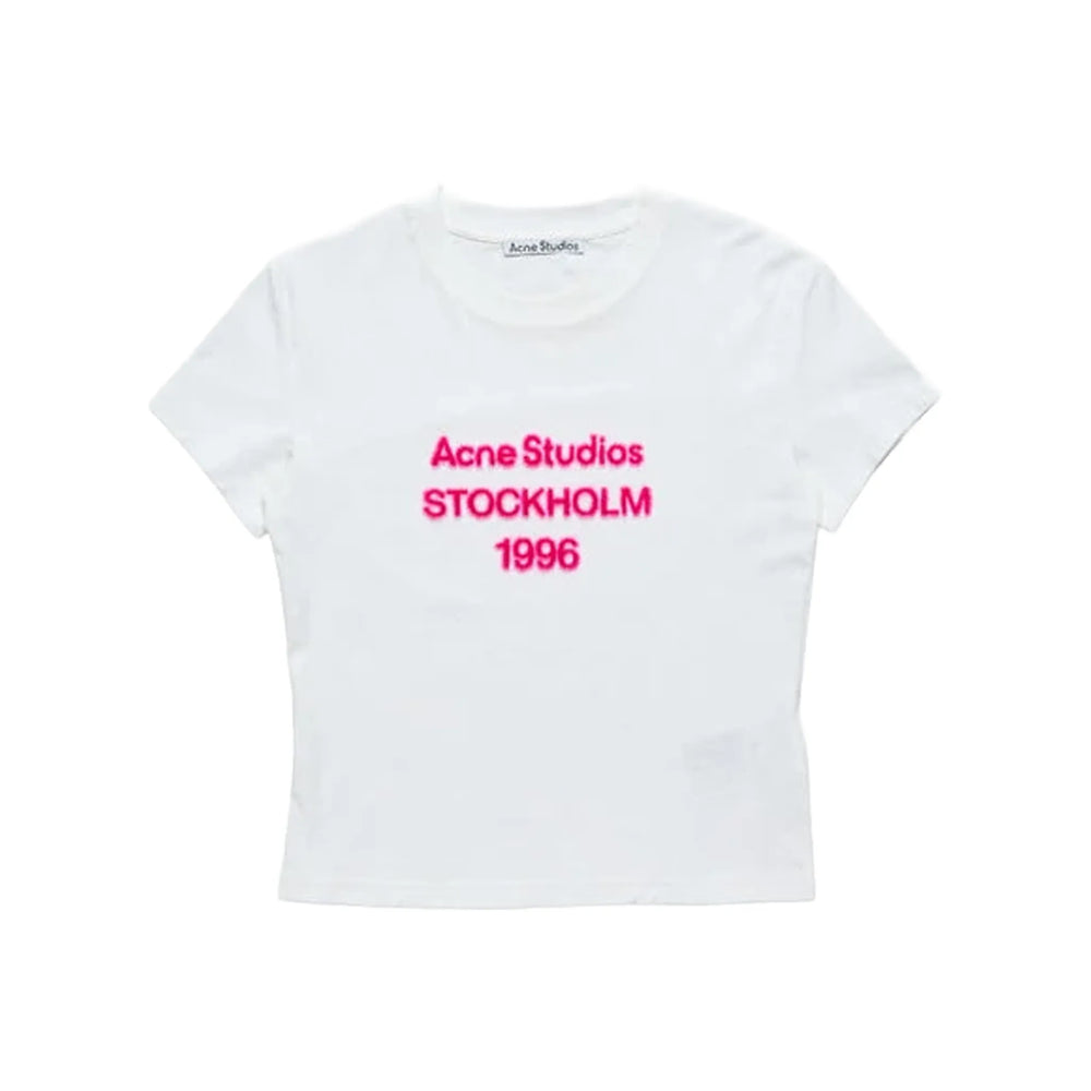 Acne Studios Acne Studios 1996 Logo T-shirt Slim White