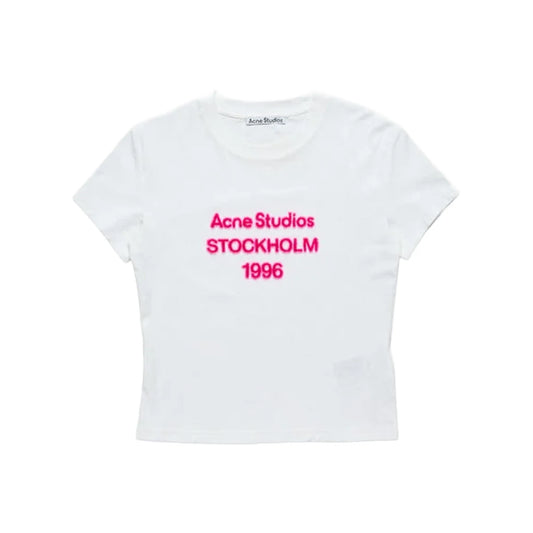 Acne Studios Acne Studios 1996 Logo T-shirt Slim White