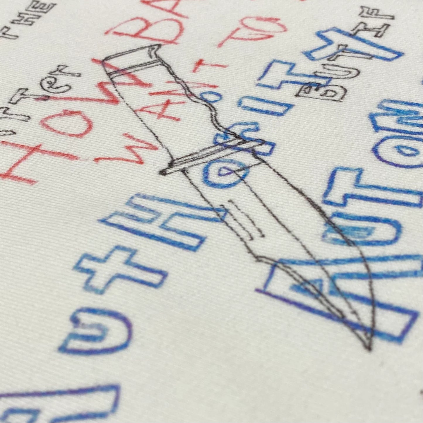 Adidas Yeezy Season 5 Scribble Hand Drawn Crewneck by ERD