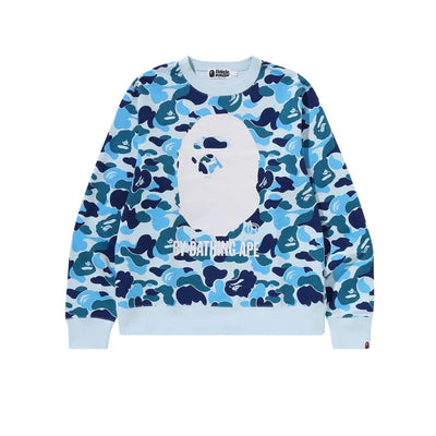 BAPE BAPE ABC Camo By Bathing Ape Crewneck Blue