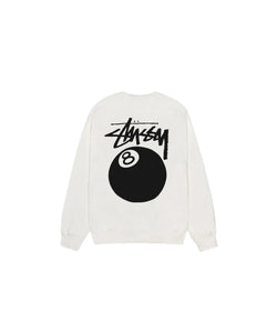 Stussy 8 Ball Pigment Dyed Crewneck Natural