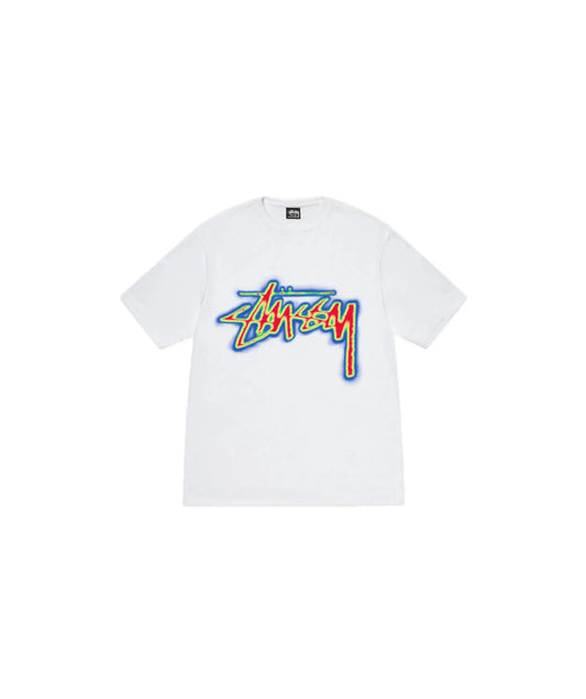 Stussy Thermal Stock Tee White