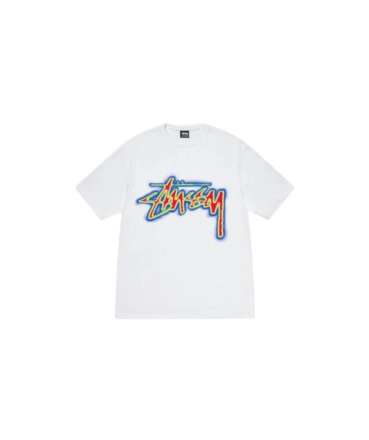 Stussy Thermal Stock Tee White - STUSSY-THMRL-WHITE