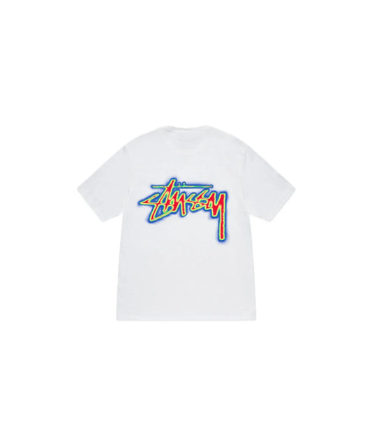 Stussy Thermal Stock Tee White