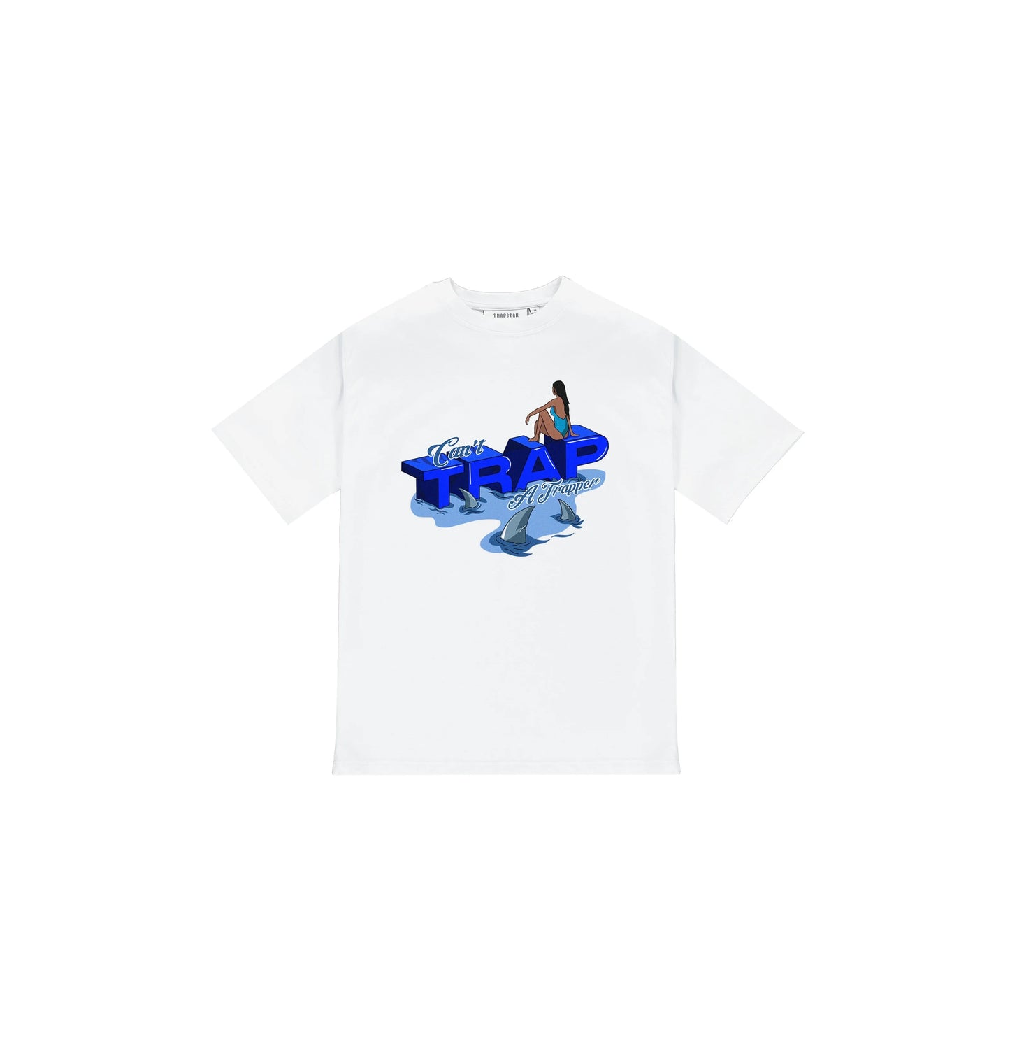 Trapstar Can't Trap A Trapper Tee White