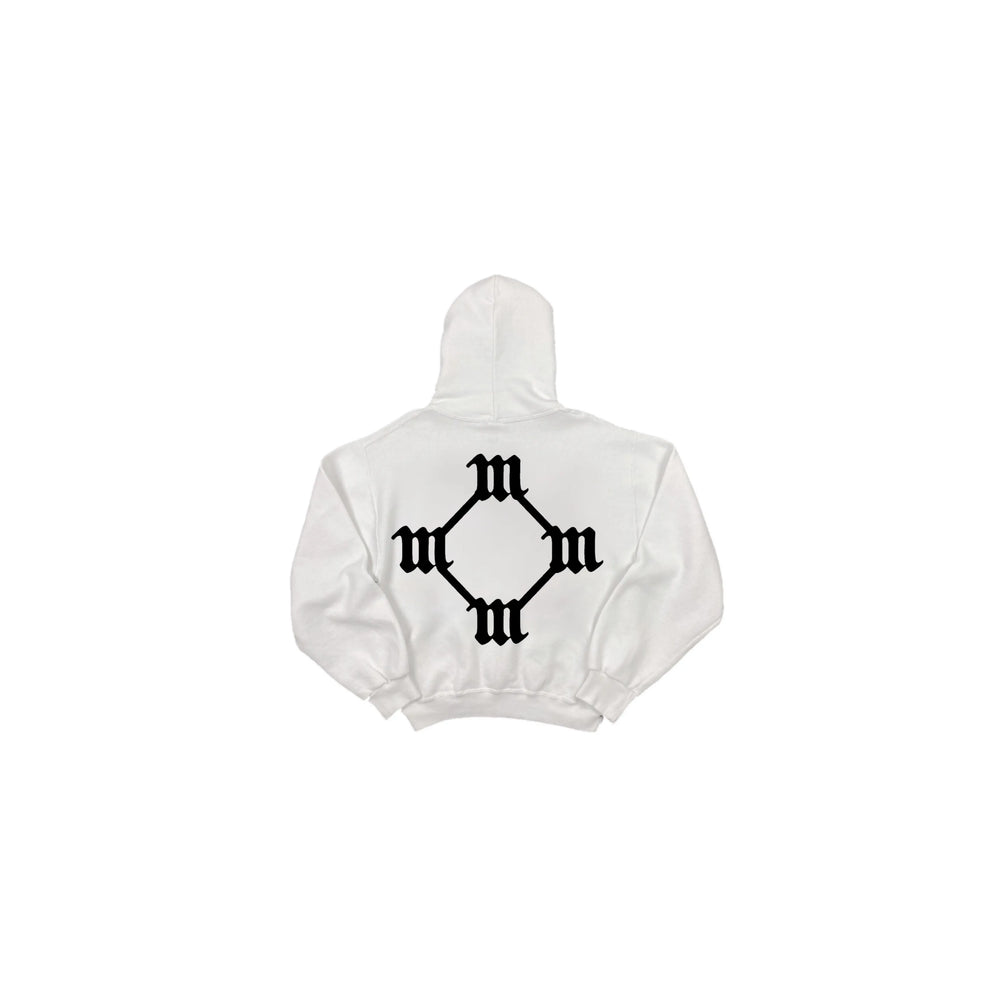 Yeezy YZY Vultures So Help Me God Hoodie White