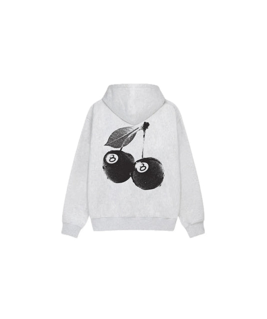 Stussy Cherries Hoodie Ash Grey