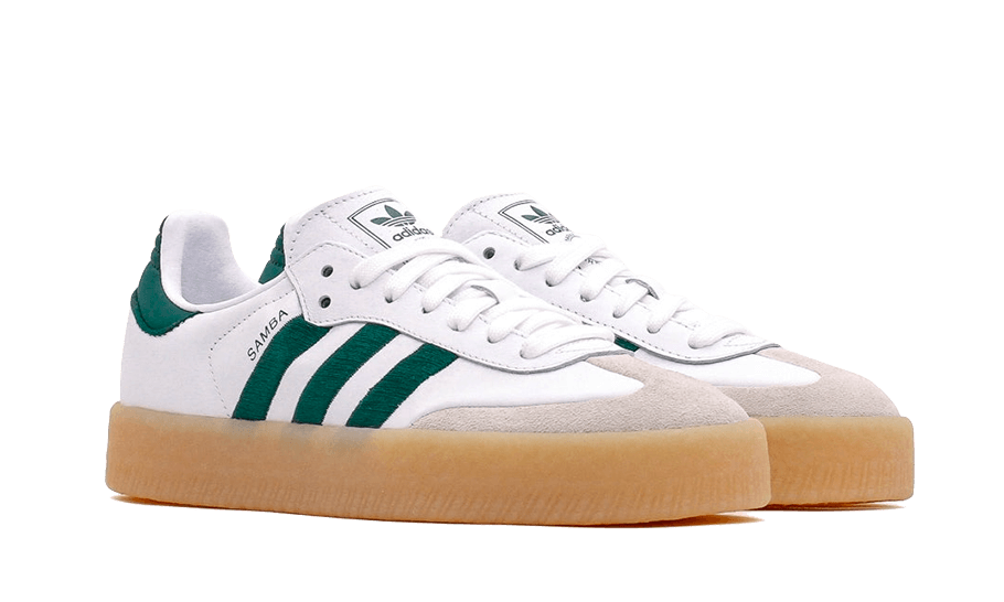 Adidas Sambae White Collegiate Green Gum - ID0440