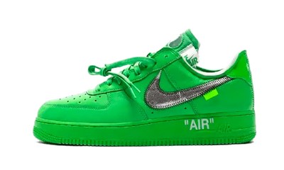 Off-White x Nike Air Force 1 Low Light Green Spark - Aplug