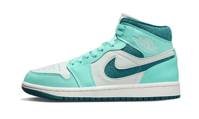 Air Jordan 1 Mid Bleached Turquoise - Aplug
