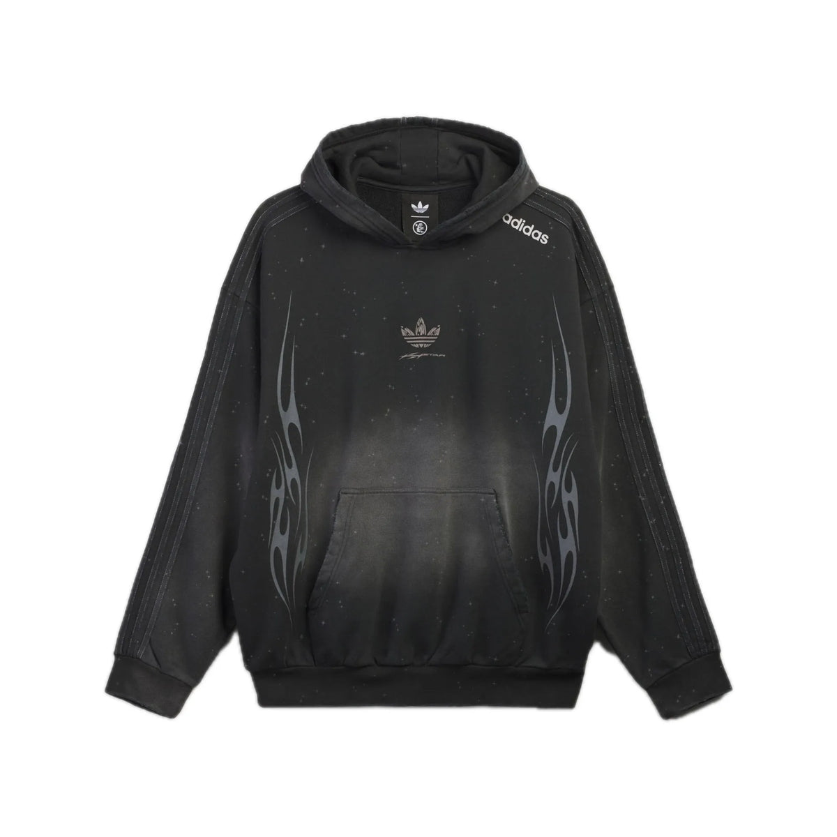 Adidas Hellstar Graphic Hoodie Black